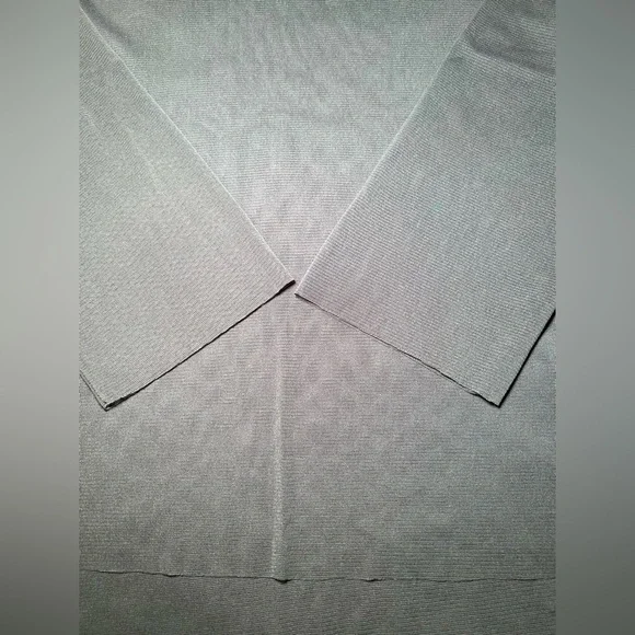 Babette San Francisco Y2K Mesh Sheer Top Shirt 3/4 Sleeve, size large Fairycore - Picture 3 of 15